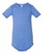 BELLA+CANVAS Infant Short Sleeve Jersey One Piece Bodysuit for Everyday Wear, Soft Cotton Baby Outfit & Comfort Wear
